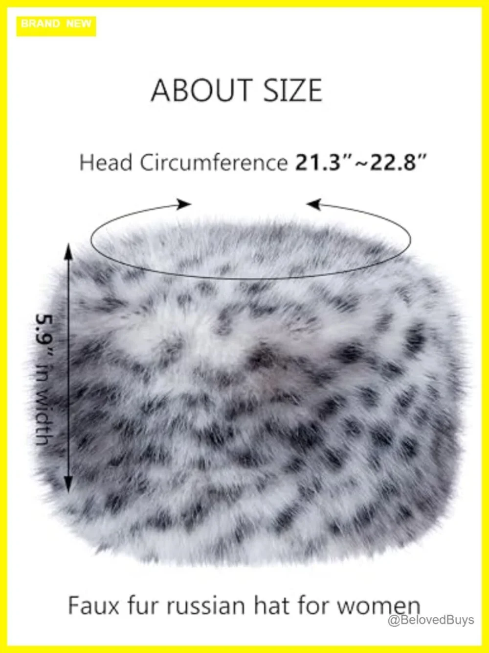 Faux Fur Bucket Hat and Headband 2pc Set